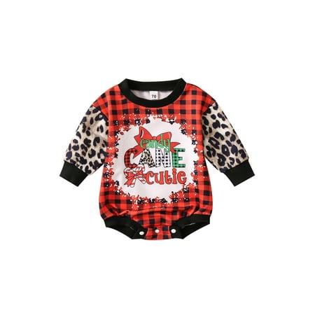 Sunisery Toddler Baby Girls Boys Christmas Romper Leopard Plaid Letter Print Patchwork Round Neck Long Sleeve Bodysuit Red Bow 12-18 Months
Sunisery Toddler Baby Girls Boys Christmas Romper Leopard Plaid Letter Print Patchwork Round Neck Long Sleeve Bodysuit Red Bow 12-18 Months