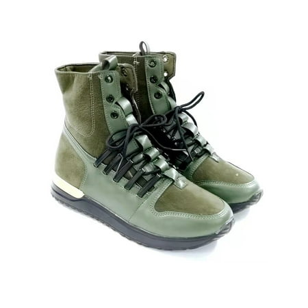 SIMANLAN Ladies Comfort Combat Boot Casual Warm Ankle Boots Sports Anti-Slip Round Toe Green 7.5
SIMANLAN Ladies Comfort Combat Boot Casual Warm Ankle Boots Sports Anti-Slip Round Toe Green 7.5