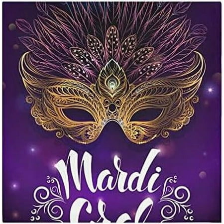 Hyjoy 20*20in Mardi Gras Cloth Napkins Set of 6 Oversized Washable Reusable Polyester Dinner Table Napkins for Family Restaurant Party Decor
Hyjoy 20*20in Mardi Gras Cloth Napkins Set of 6 Oversized Washable Reusable Polyester Dinner Table Napkins for Family Restaurant Party Decor