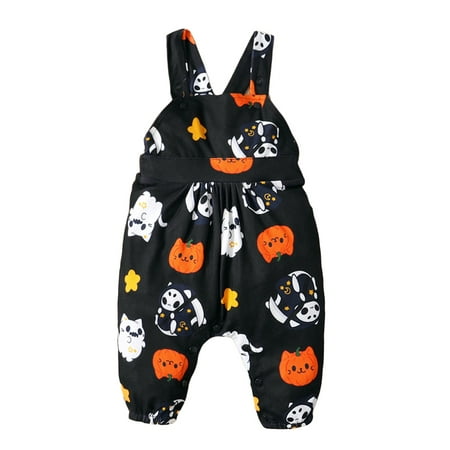 Frobukio Infant Baby Boys Girls Romper Sleeveless Cartoon Cat Ghost Button Closure Halloween Bodysuit Jumpsuit Black Cat 6-9 Months
Frobukio Infant Baby Boys Girls Romper Sleeveless Cartoon Cat Ghost Button Closure Halloween Bodysuit Jumpsuit Black Cat 6-9 Months