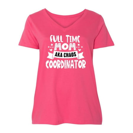 Inktastic Mother s Day Full Time Mom AKA Chaos Coordinator Women s Plus Size V-Neck
Inktastic Mother s Day Full Time Mom AKA Chaos Coordinator Women s Plus Size V-Neck