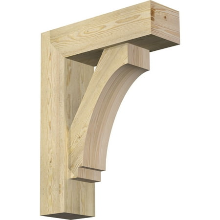 Ekena Millwork 8 W x 26 D x 34 H Imperial Block Rough Sawn Bracket w/ Offset Brace Douglas Fir
Ekena Millwork 8 W x 26 D x 34 H Imperial Block Rough Sawn Bracket w/ Offset Brace Douglas Fir