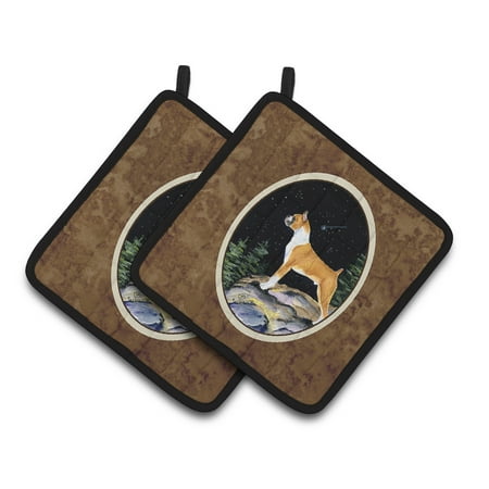 Carolines Treasures SS8496PTHD Starry Night Boxer Pair of Pot Holders 7.5HX7.5W multicolor
Carolines Treasures SS8496PTHD Starry Night Boxer Pair of Pot Holders 7.5HX7.5W multicolor