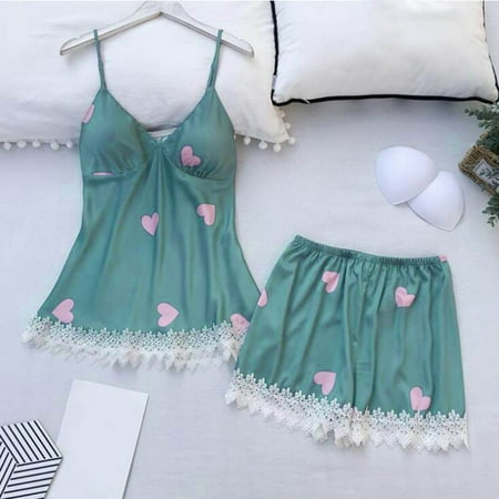 YSEINBH Women s Pajama Suit Summer Comfy Pajamas 2 Piece Base Home Clothes Suspenders Shorts Suit
YSEINBH Women s Pajama Suit Summer Comfy Pajamas 2 Piece Base Home Clothes Suspenders Shorts Suit