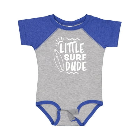 Inktastic Little Surf Dude with Surfboard Gift Baby Boy Bodysuit