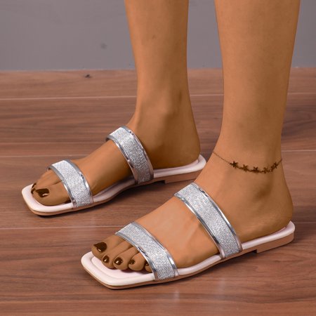 Cathalem Women s Boot Slippers Fashion Women Beach Slip On Rhinestone Casual Open Toe Non Slip Flat Women Plush Bear Slippers White 8
Cathalem Women s Boot Slippers Fashion Women Beach Slip On Rhinestone Casual Open Toe Non Slip Flat Women Plush Bear Slippers White 8