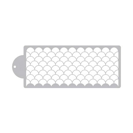 Hloma Irregular Pattern Cake Decoration Template DIY PET Multi-purpose Cake Rim Template Kitchen Supplies