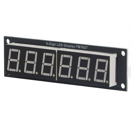 6 Digit 7 Segment Module LED Digital Tube Compact Size With Pin Header For DIY Electronic Equipment
6 Digit 7 Segment Module LED Digital Tube Compact Size With Pin Header For DIY Electronic Equipment