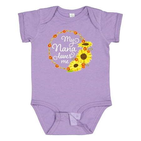 Inktastic My Nana Loves Me with Sunflower Wreath Gift Baby Boy or Baby Girl Bodysuit
Inktastic My Nana Loves Me with Sunflower Wreath Gift Baby Boy or Baby Girl Bodysuit
