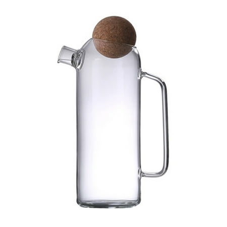 1pc Cork Glass Tea Kettle Thick Glass Teapot Juice Jar Tea Pitcher for Home Use
1pc Cork Glass Tea Kettle Thick Glass Teapot Juice Jar Tea Pitcher for Home Use