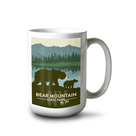 15 fl oz Ceramic Mug Bear Mountain State Park New York Grizzly Bear and Cub Dishwasher & Microwave Safe
15 fl oz Ceramic Mug Bear Mountain State Park New York Grizzly Bear and Cub Dishwasher & Microwave Safe