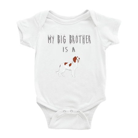My Big Brother Is A Irish Red And White Setter Dog Cute Baby Clothing Bodysuits Boy Girl Unisex
My Big Brother Is A Irish Red And White Setter Dog Cute Baby Clothing Bodysuits Boy Girl Unisex