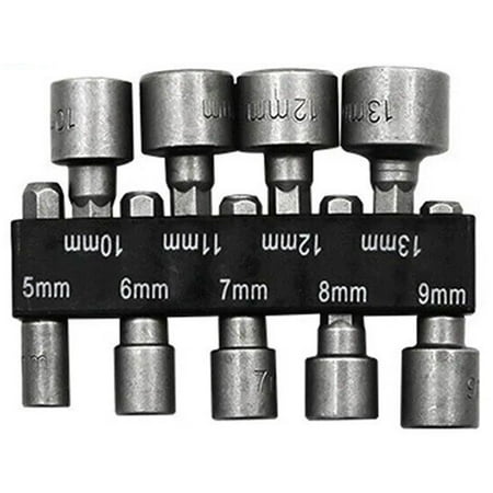 LIKEM High-Quality Steel Screwdriver Nut Socket Bits Set - Multiple Sizes for Various 9PCS
LIKEM High-Quality Steel Screwdriver Nut Socket Bits Set - Multiple Sizes for Various 9PCS