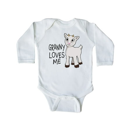Inktastic Granny Loves Me- cute goat Gift Baby Boy or Baby Girl Long Sleeve Bodysuit
Inktastic Granny Loves Me- cute goat Gift Baby Boy or Baby Girl Long Sleeve Bodysuit