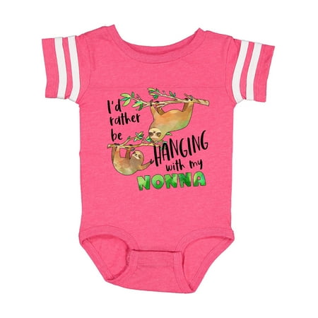 Inktastic Id Rather Be Hanging with my Nonna- Cute Sloths Gift Baby Boy or Baby Girl Bodysuit
Inktastic Id Rather Be Hanging with my Nonna- Cute Sloths Gift Baby Boy or Baby Girl Bodysuit