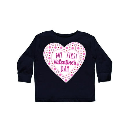 Inktastic My First Valentine s Day Pink Heart and Dots Gift Toddler Boy or Toddler Girl Long Sleeve T-Shirt
Inktastic My First Valentine s Day Pink Heart and Dots Gift Toddler Boy or Toddler Girl Long Sleeve T-Shirt