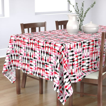 Cotton Sateen Tablecloth 70 x 108 - Love Gender Pop Art Style Pattern Day Hearts Print Custom Table Linens by Spoonflower
Cotton Sateen Tablecloth 70 x 108 - Love Gender Pop Art Style Pattern Day Hearts Print Custom Table Linens by Spoonflower