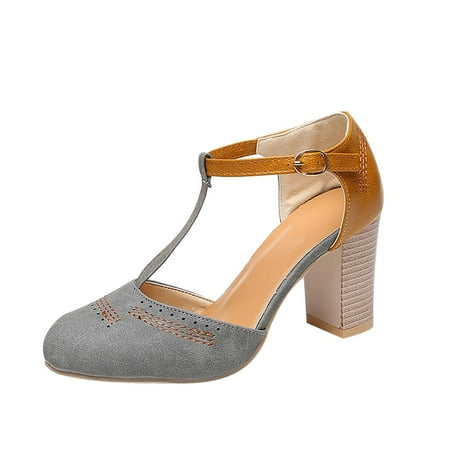 Womens Hollow Buckle Thick Heel Single Shoes Color Matching Pump Sandals Summer Open Toe Slide Sandals Comfortable Flats Flip-Flops Sandal Casual Platforms Wedge Sandals Heeled Sandals A19103
Womens Hollow Buckle Thick Heel Single Shoes Color Matching Pump Sandals Summer Open Toe Slide Sandals Comfortable Flats Flip-Flops Sandal Casual Platforms Wedge Sandals Heeled Sandals A19103