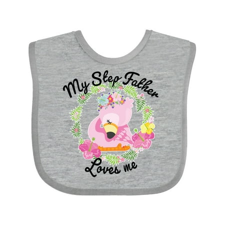 Inktastic Baby Flamingo My Step Father Loves Me in Flower Wreath Gift Baby Boy or Baby Girl Bib
Inktastic Baby Flamingo My Step Father Loves Me in Flower Wreath Gift Baby Boy or Baby Girl Bib