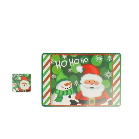 NEGJ Christmas Decorations Christmas Table Mat Cup Mat Restaurant Mat Rustic Dining Table Set for 4 Chargers for Dinner Plates
NEGJ Christmas Decorations Christmas Table Mat Cup Mat Restaurant Mat Rustic Dining Table Set for 4 Chargers for Dinner Plates