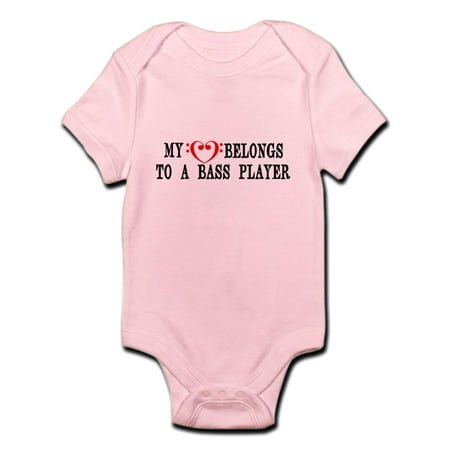 CafePress - My Heart Belongs To A Bass Player Body Suit - Baby Light Bodysuit
CafePress - My Heart Belongs To A Bass Player Body Suit - Baby Light Bodysuit