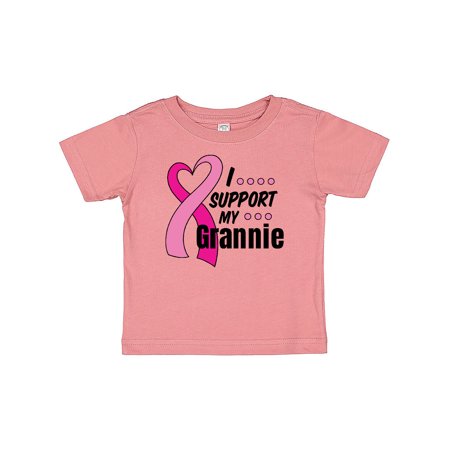 Inktastic Breast Cancer Awareness I Support My Grannie Pink Ribbon Gift Baby Boy or Baby Girl T-Shirt
Inktastic Breast Cancer Awareness I Support My Grannie Pink Ribbon Gift Baby Boy or Baby Girl T-Shirt