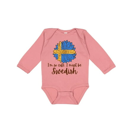 Inktastic I m So Cute I Must be Swedish Sunflower Gift Baby Boy or Baby Girl Long Sleeve Bodysuit
Inktastic I m So Cute I Must be Swedish Sunflower Gift Baby Boy or Baby Girl Long Sleeve Bodysuit