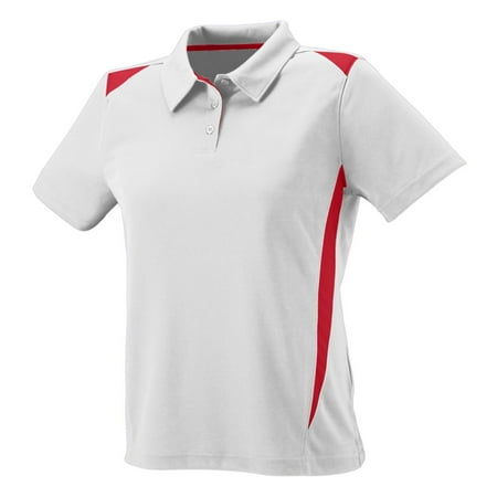 Augusta LADIES PREMIER SPORT SHIRT WHI/RED S
