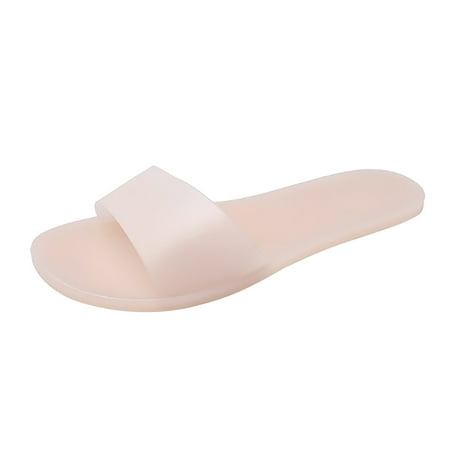 Pgeraug slippers for women Women s Fashion Flat Transparent Slipper Laides Casual Slip On Round Toe Shoes women shoes Pink 38
Pgeraug slippers for women Women s Fashion Flat Transparent Slipper Laides Casual Slip On Round Toe Shoes women shoes Pink 38