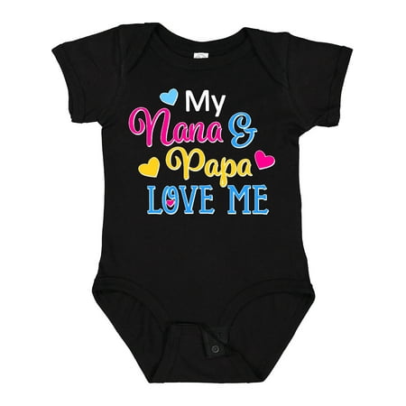 Inktastic My Nana and Papa Love Me with Hearts Gift Baby Boy or Baby Girl Bodysuit
Inktastic My Nana and Papa Love Me with Hearts Gift Baby Boy or Baby Girl Bodysuit