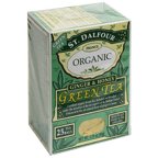 St. Dalfour Organic Ginger & Honey Green Tea, 1.75 oz (Pack of 6)