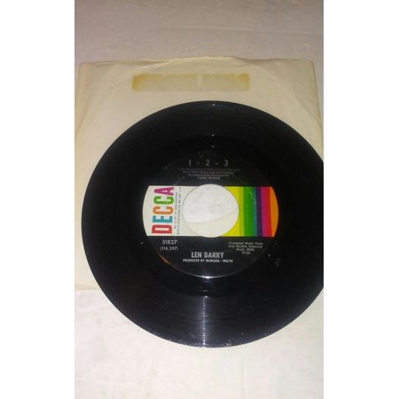 45 "1-2-3/Bullseye" - Len Barry - Decca #31827