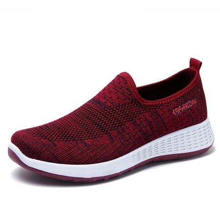 Quealent Womens Running Shoes Women s Slip On Sneakers Casual Everyday Shoes with Drop-in Heel & Breathable Mesh Design Lightweight Red 7.5
Quealent Womens Running Shoes Women s Slip On Sneakers Casual Everyday Shoes with Drop-in Heel & Breathable Mesh Design Lightweight Red 7.5
