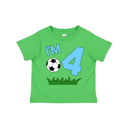 Inktastic I m Four! Fourth Birthday Soccer Gift Toddler Boy or Toddler Girl T-Shirt
Inktastic I m Four! Fourth Birthday Soccer Gift Toddler Boy or Toddler Girl T-Shirt