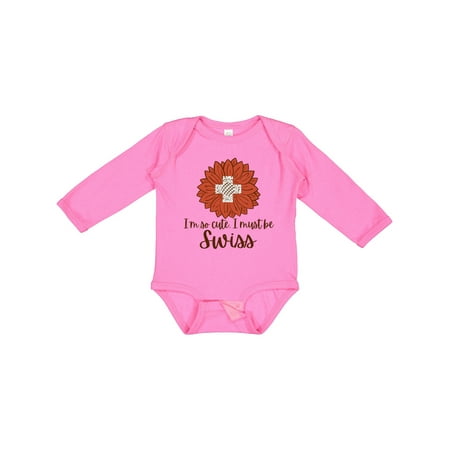 Inktastic I m So Cute I Must Be Swiss Sunflower Gift Baby Boy or Baby Girl Long Sleeve Bodysuit
Inktastic I m So Cute I Must Be Swiss Sunflower Gift Baby Boy or Baby Girl Long Sleeve Bodysuit