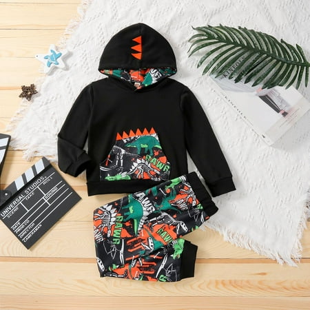 QISIWOLE Toddler Boys Autumn Winter Dinosaur Print Long Sleeve Hoodies Tops Trousers 2PCS Set Suit Savings !
QISIWOLE Toddler Boys Autumn Winter Dinosaur Print Long Sleeve Hoodies Tops Trousers 2PCS Set Suit Savings !
