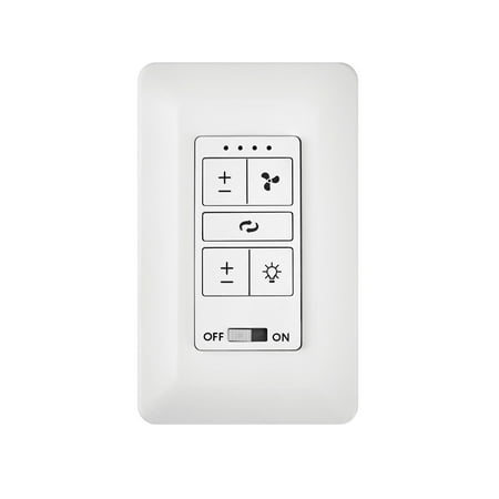 Hinkley Lighting 980001F 3 Wide Single Gang 4 Speed Button Ceiling Fan Wall Control -
Hinkley Lighting 980001F 3 Wide Single Gang 4 Speed Button Ceiling Fan Wall Control -