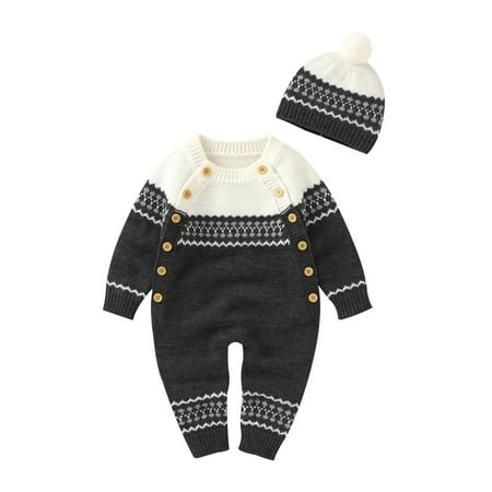 Rovga Dresses For Girls Sweater Romper Outfits Hat Set Girl Jumpsuit Cotton Knitted Baby Boy Boys Romper&Jumpsuit Casual Clothing
Rovga Dresses For Girls Sweater Romper Outfits Hat Set Girl Jumpsuit Cotton Knitted Baby Boy Boys Romper&Jumpsuit Casual Clothing