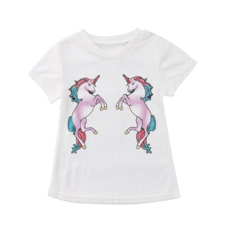 Gwiyeopda Baby Girls Summer Dress Short Sleeve Unicorn Printed Sheer Tulle Mini Casual Dress
Gwiyeopda Baby Girls Summer Dress Short Sleeve Unicorn Printed Sheer Tulle Mini Casual Dress