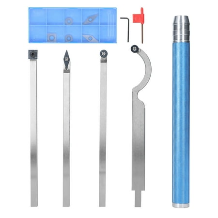 Carevas 12Pcs/Set High Hardness Metal Lathe Turning Tool Kit Boring Bar Holder Set for Processing Steel Parts Handheld Woodworking Tool
Carevas 12Pcs/Set High Hardness Metal Lathe Turning Tool Kit Boring Bar Holder Set for Processing Steel Parts Handheld Woodworking Tool
