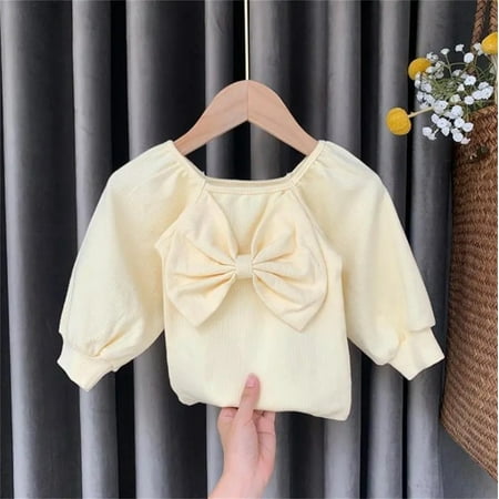 Hunpta Kids Toddler Infant Newborn Baby Girls Solid Bowknot Long Ruffled Sleeve Blouse Tops Outfits Clothes
Hunpta Kids Toddler Infant Newborn Baby Girls Solid Bowknot Long Ruffled Sleeve Blouse Tops Outfits Clothes
