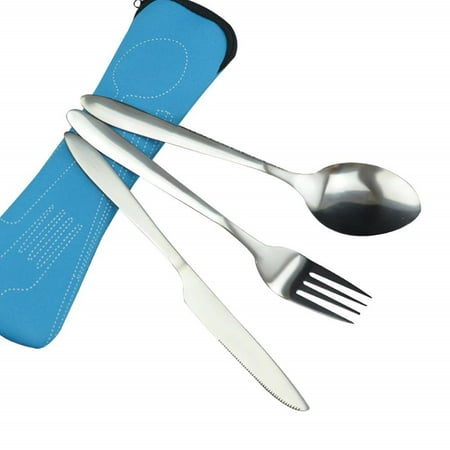 3PCS Stainless Steel Western Steak Cutlery Set with Bag Portable Western Tableware
3PCS Stainless Steel Western Steak Cutlery Set with Bag Portable Western Tableware