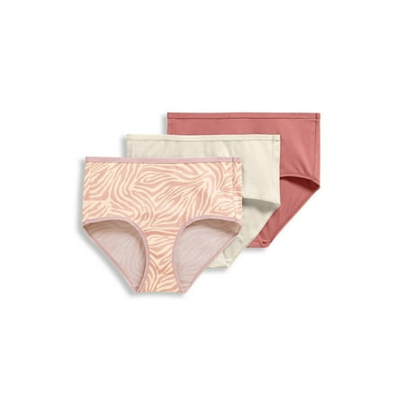 Jockey Women Organic Cotton Stretch Logo Modern Brief - 3 Pack