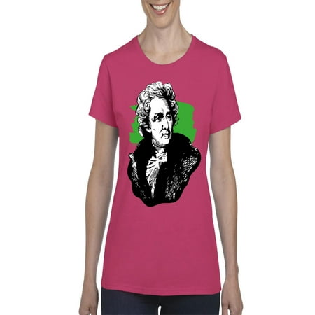 Andrew Jackson American President Women's Short Sleeve T-Shirt