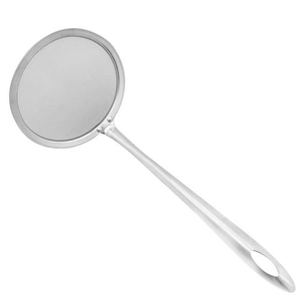Oil Strainer Stainless Steel Kitchen Flour Filter with Extended Handle Hanging Hole for Home Restaurant
Oil Strainer Stainless Steel Kitchen Flour Filter with Extended Handle Hanging Hole for Home Restaurant