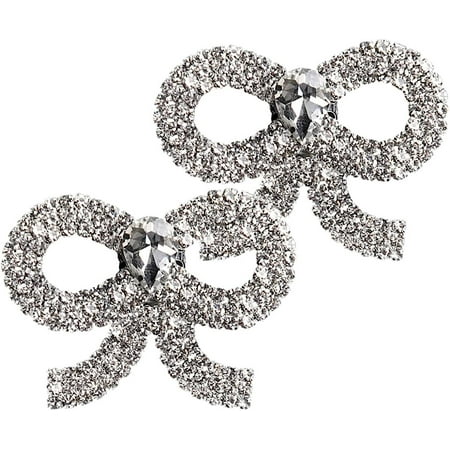 Bow Shoe Buckle Rhinestone Decoration Rhinestone Shoe Clip Wedding Decorations Worship Shoes Bow-Silver||5x4CM
Bow Shoe Buckle Rhinestone Decoration Rhinestone Shoe Clip Wedding Decorations Worship Shoes Bow-Silver||5x4CM
