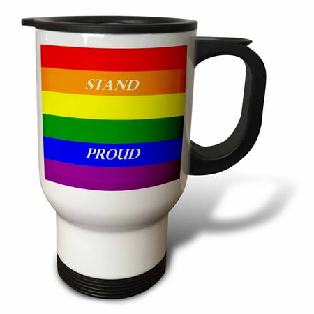 3dRose Gay Pride - Travel Mug 14-ounce Stainless Steel 
3dRose Gay Pride - Travel Mug 14-ounce Stainless Steel