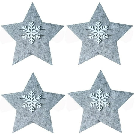 WREA 4PCS Christmas Decoration Non-woven Five-pointed Star Christmas Cutter and Fork Cutlery Bag Great Gift
WREA 4PCS Christmas Decoration Non-woven Five-pointed Star Christmas Cutter and Fork Cutlery Bag Great Gift