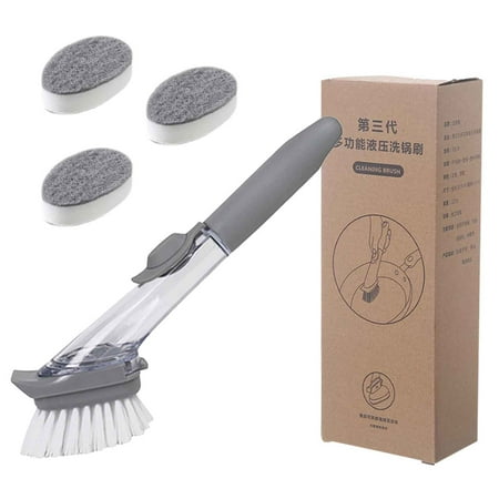 JeashCHAT Automatic Liquid Filling Long Handle Pot Washing Brush Kitchen Washing Brush Pot Artifact Non Stick Oil Pot Washing Brush Cleaning Brush
JeashCHAT Automatic Liquid Filling Long Handle Pot Washing Brush Kitchen Washing Brush Pot Artifact Non Stick Oil Pot Washing Brush Cleaning Brush