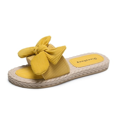 Women s Espadrille Beach Slides Boho Bowknot Open Toe Dress Slippers Casual Summer Vintage Slip On Platform Sandals
Women s Espadrille Beach Slides Boho Bowknot Open Toe Dress Slippers Casual Summer Vintage Slip On Platform Sandals